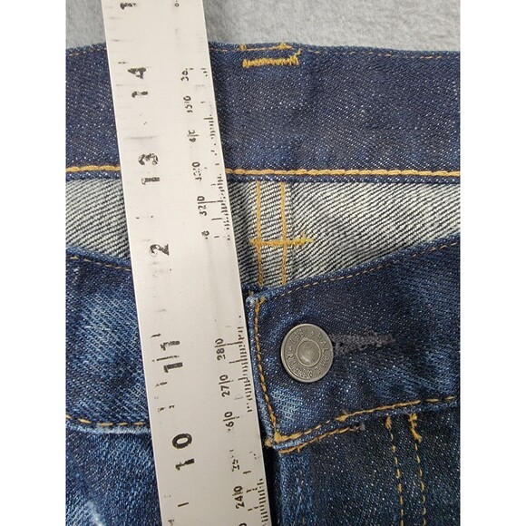 Polo Ralph Lauren Jeans Mens 36 34x32 Slim Straight Varick Distressed Honeycomb - Picture 9 of 16